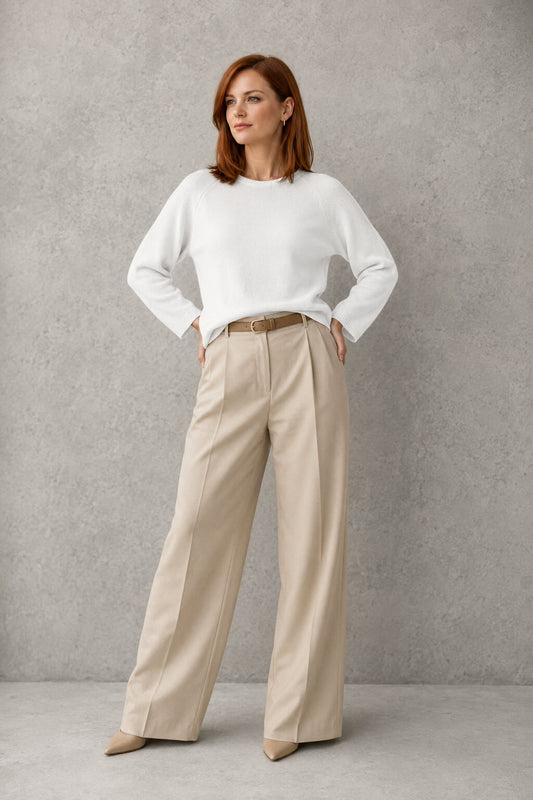 Cecilia Dolman Bracelet-Sleeve Knit Jumper