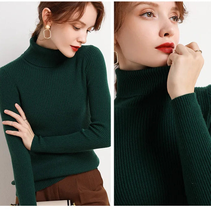 {Buy 1 Get 2} Ellodia Signature Cashmere-Touch Turtleneck
