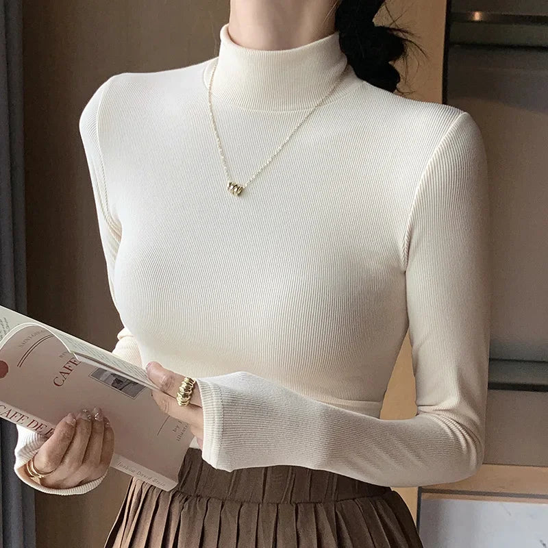 Refined Slim Fit Half-Turtleneck Sweater