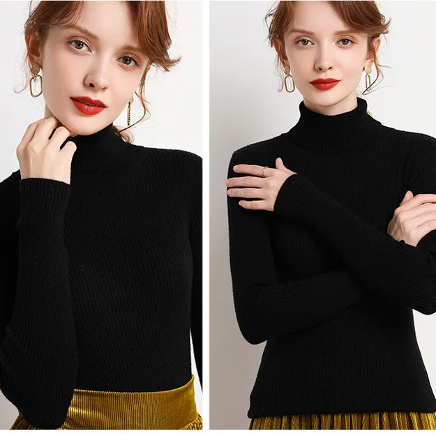 {Buy 1 Get 2} Ellodia Signature Cashmere-Touch Turtleneck