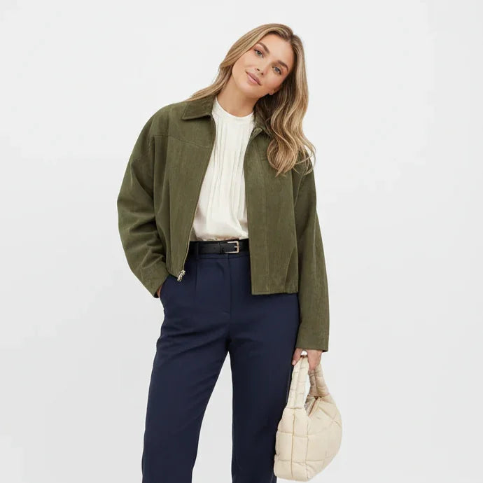 Vintage Oversize Bomber Jacket - Ellodia Edition