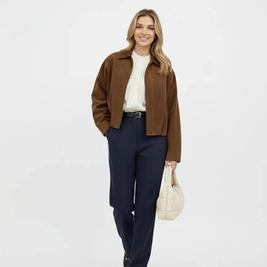 Vintage Oversize Bomber Jacket - Ellodia Edition