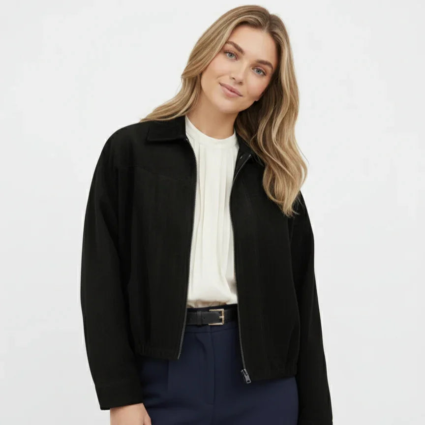 Vintage Oversize Bomber Jacket - Ellodia Edition