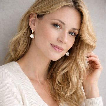 Serena Crystal Drop Earrings